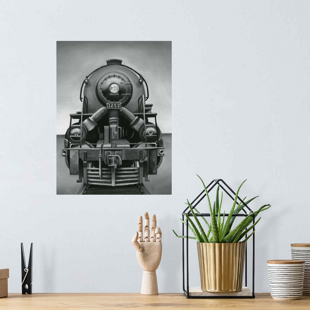 A bohemian room featuring Vintage Train