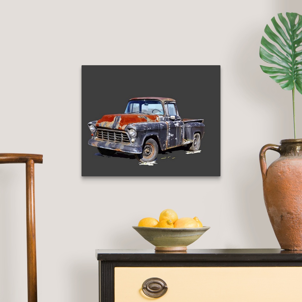 A traditional room featuring Vintage Truck IV