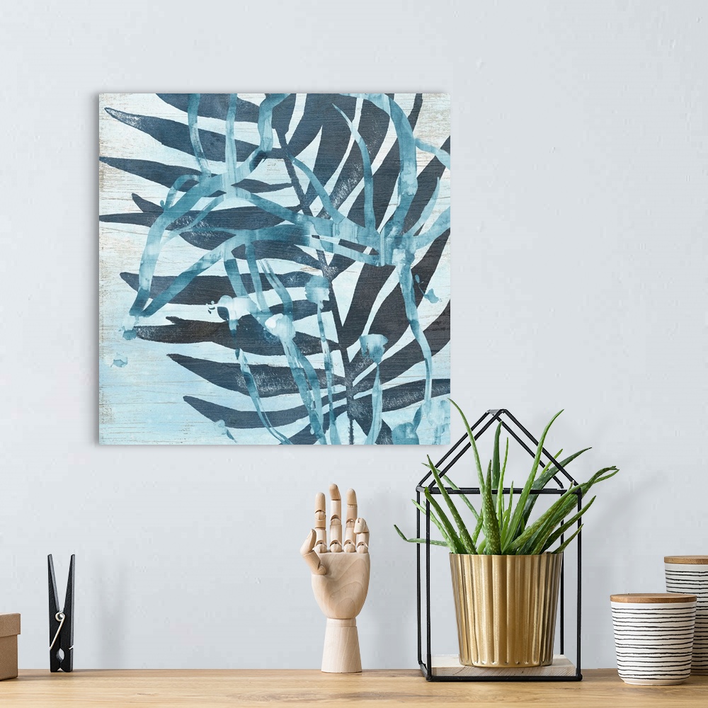 A bohemian room featuring Water Palms II