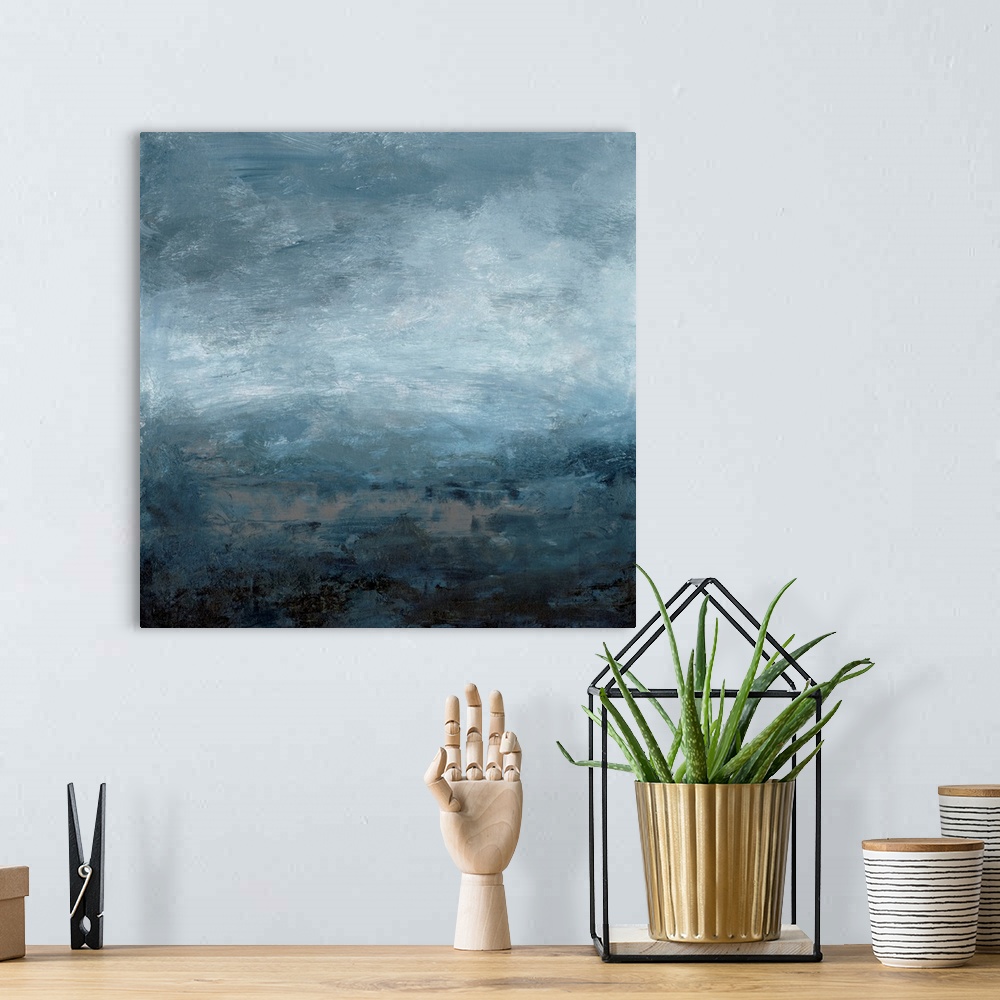 A bohemian room featuring Water Study II