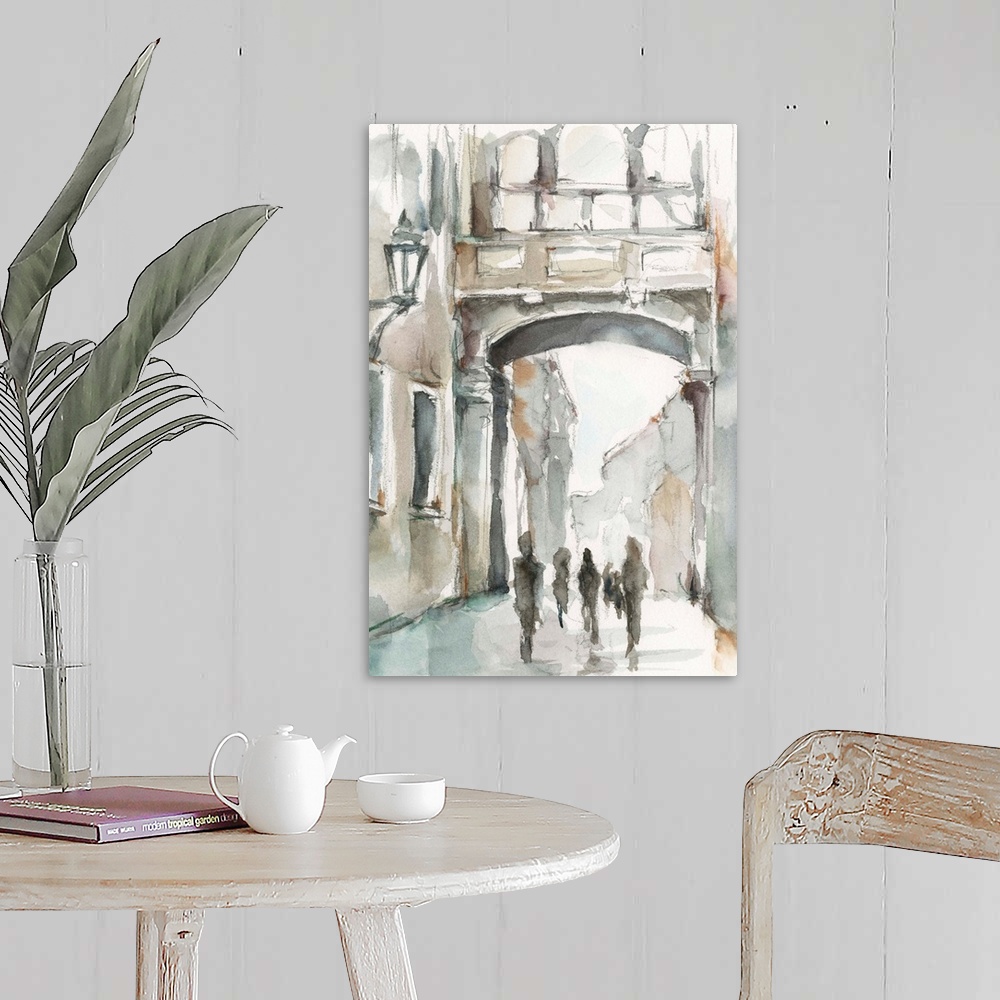 A farmhouse room featuring Watercolor Arch Studies I