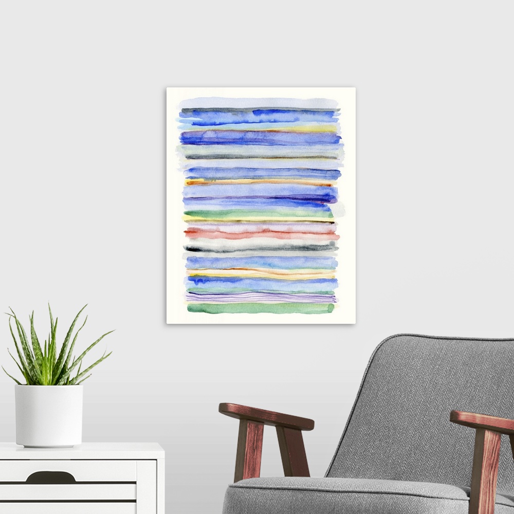 A modern room featuring Watercolor Gradation