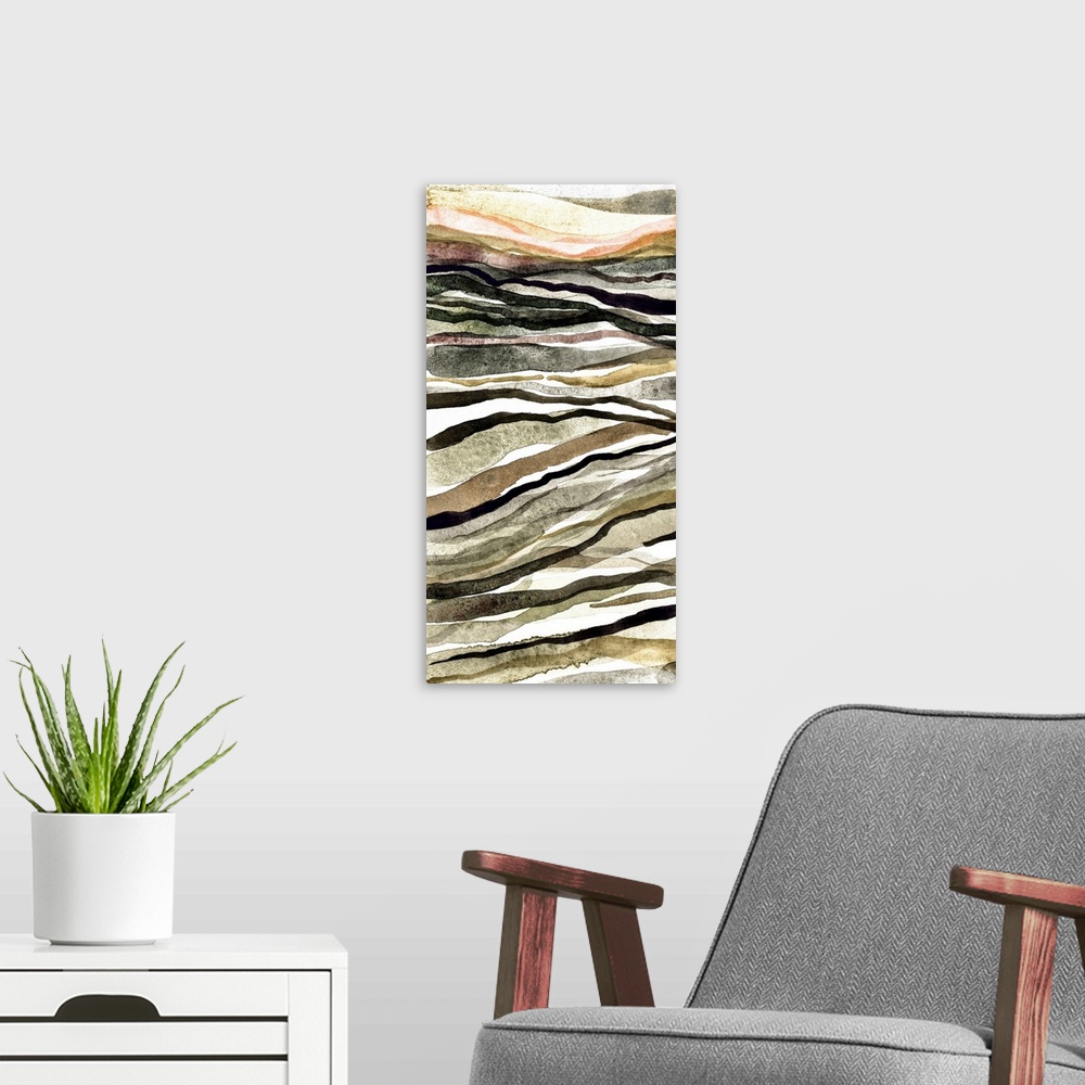 A modern room featuring Waterscapes II