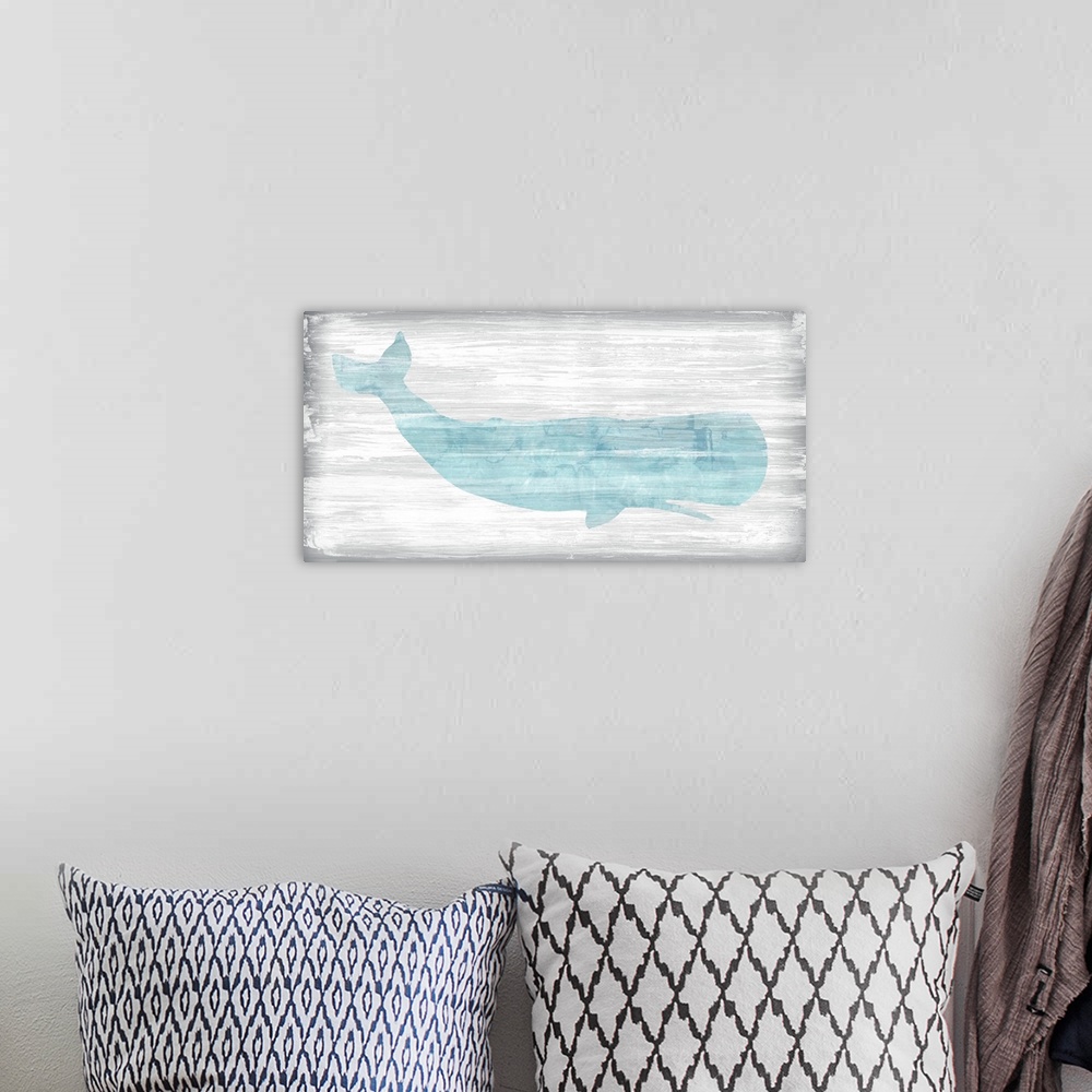 A bohemian room featuring Weathered Whale I