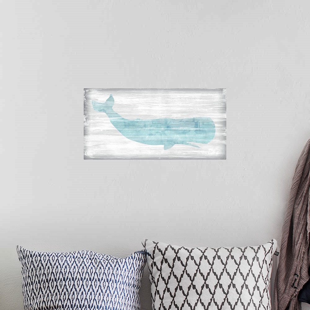 A bohemian room featuring Weathered Whale I