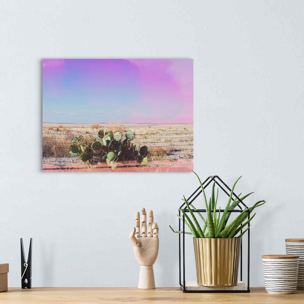A bohemian room featuring West Texas Scapes I