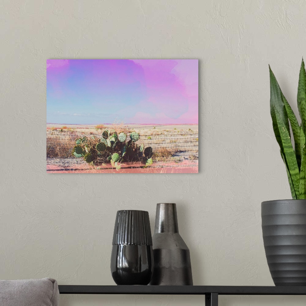 A modern room featuring West Texas Scapes I