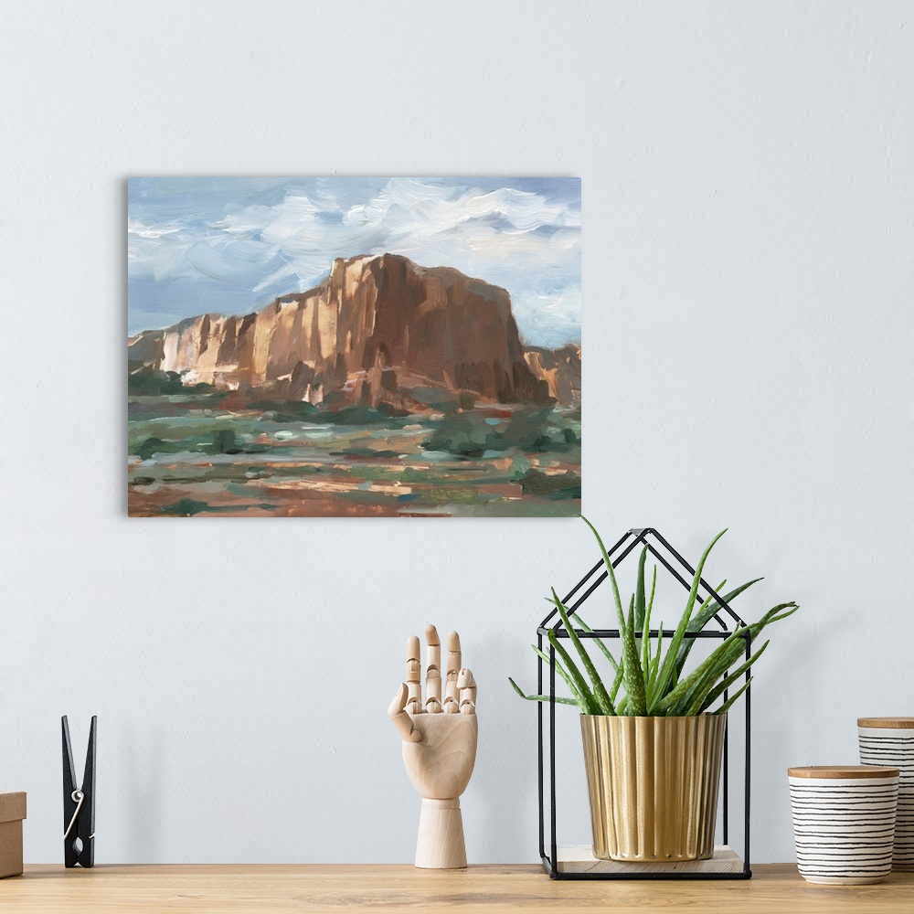 A bohemian room featuring Western Rock Formation I