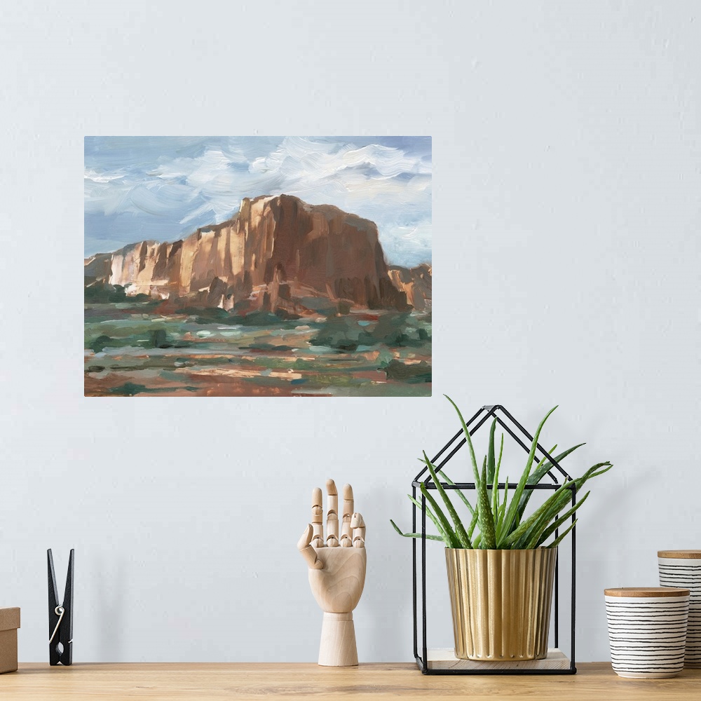 A bohemian room featuring Western Rock Formation I