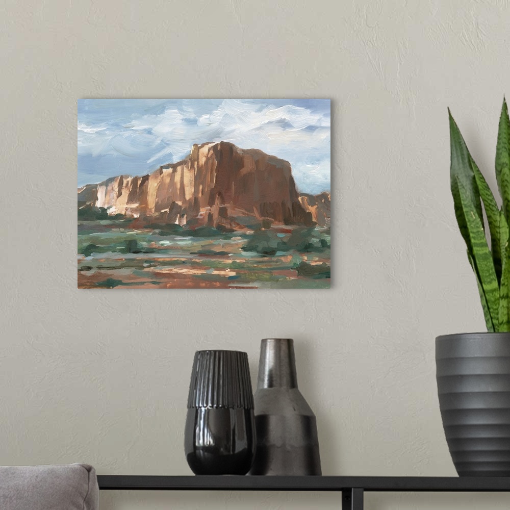 A modern room featuring Western Rock Formation I