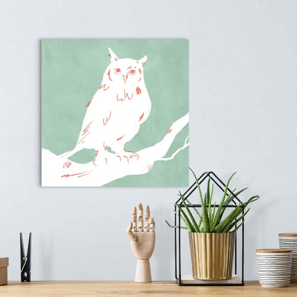 A bohemian room featuring White Owl IV