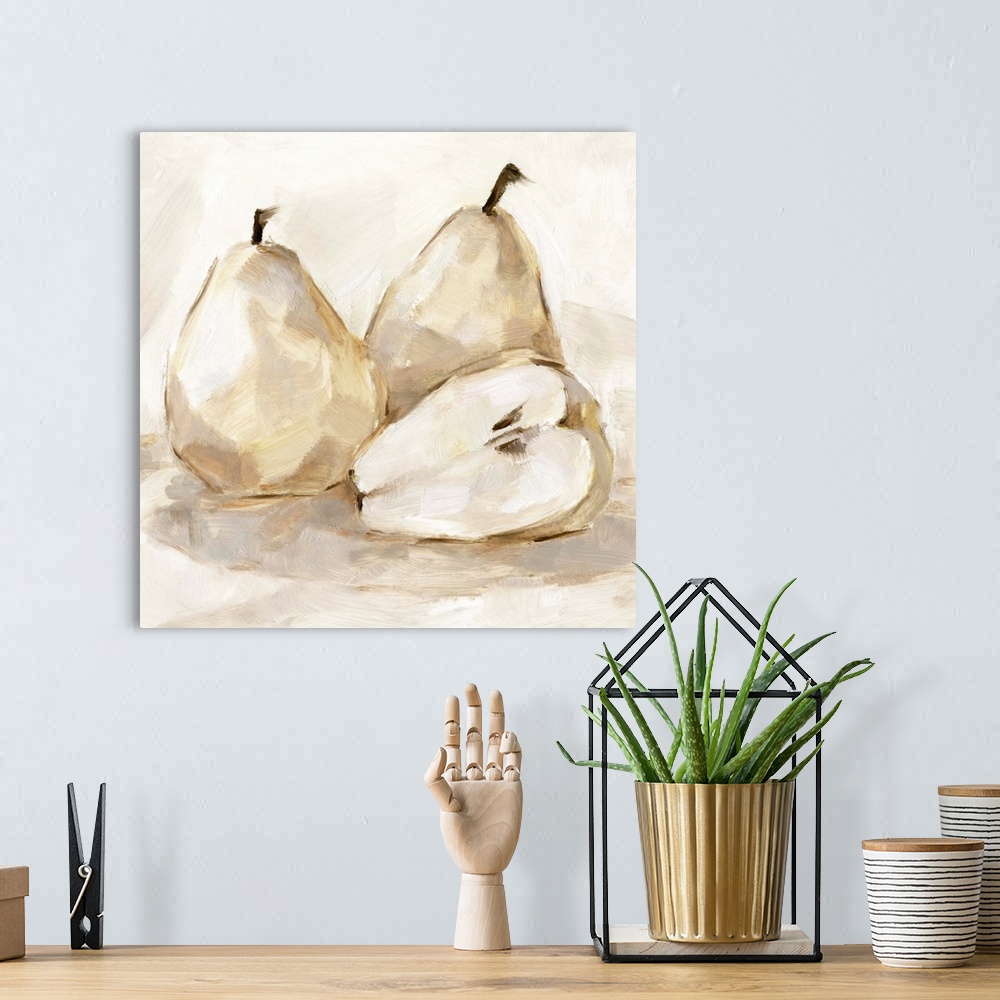A bohemian room featuring White Pear Study I