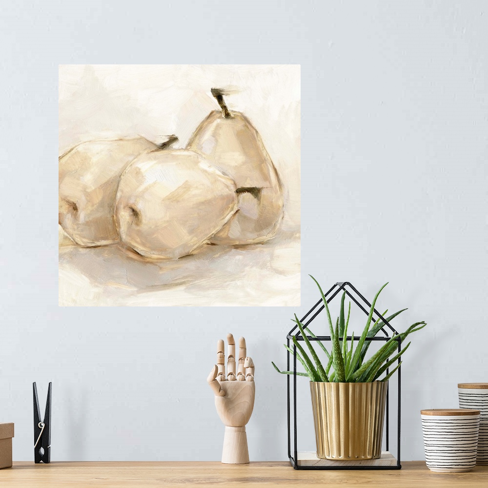 A bohemian room featuring White Pear Study II