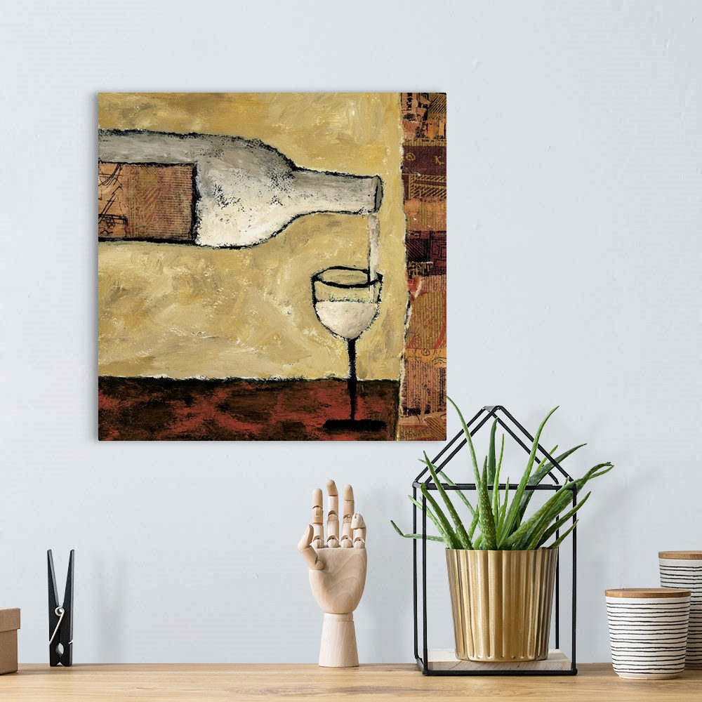 A bohemian room featuring White Wine Pour