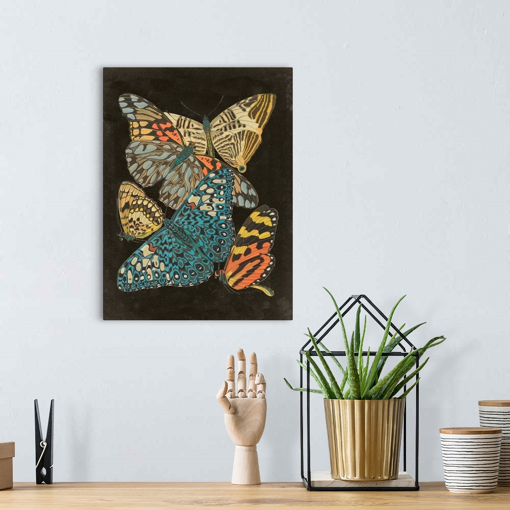 A bohemian room featuring Winged Patterns II