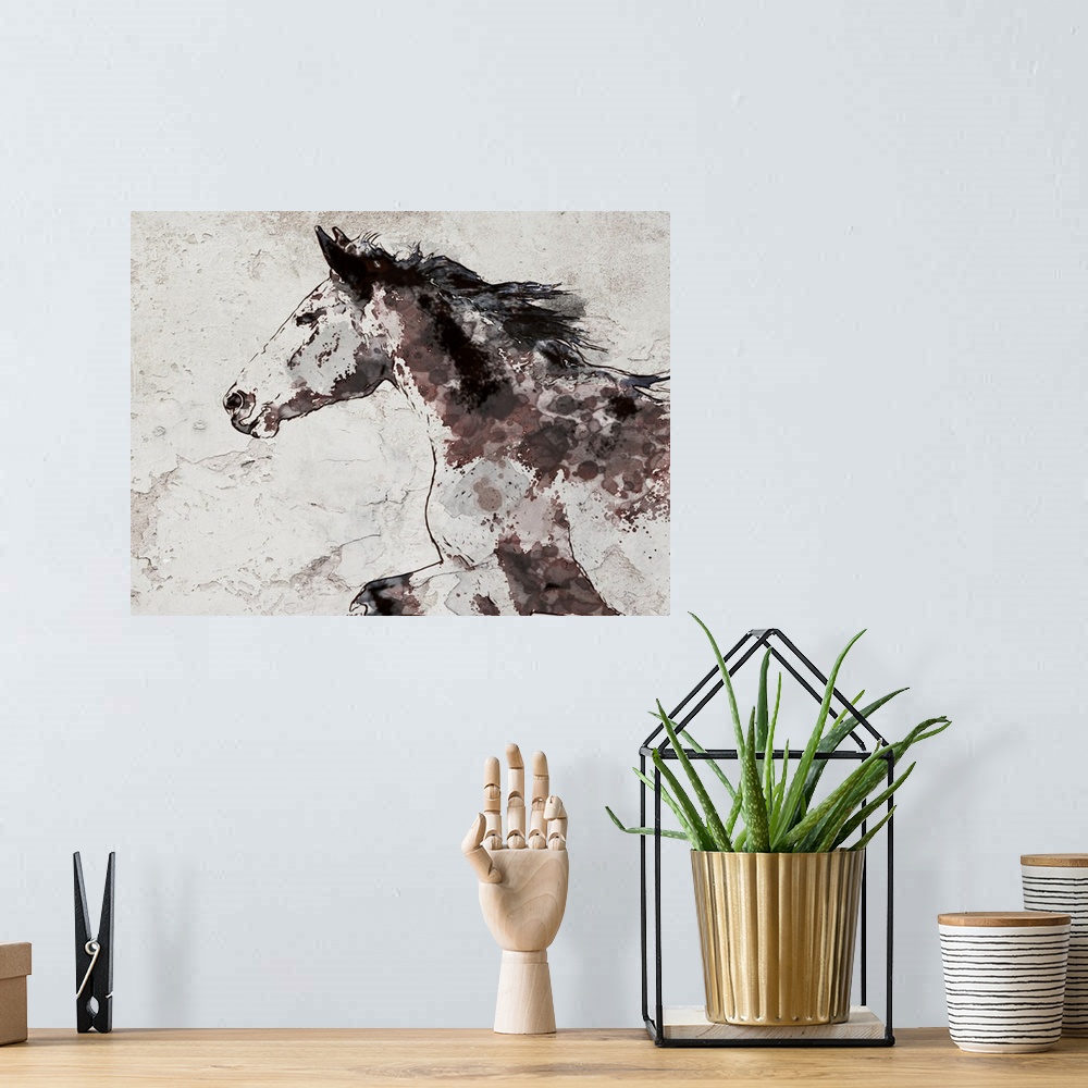 A bohemian room featuring Winner Horse I