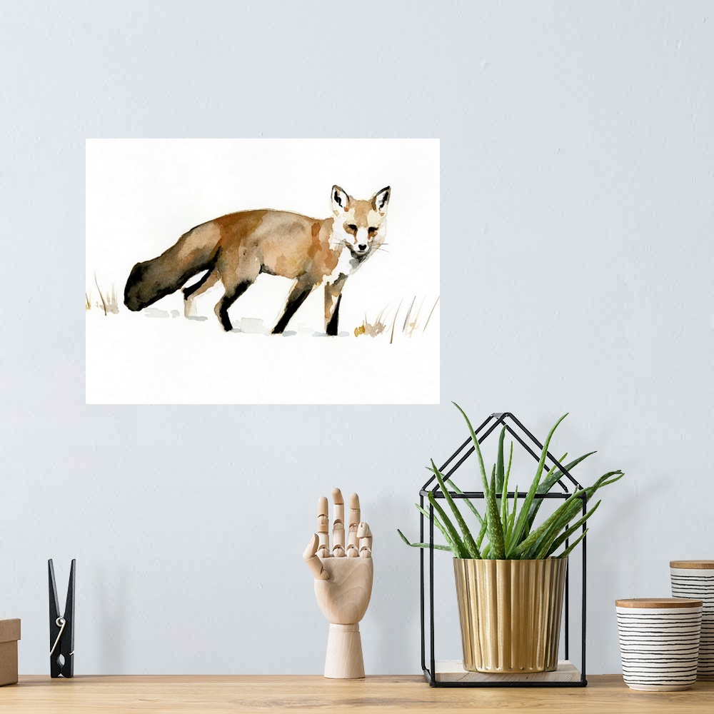 A bohemian room featuring Winter Fox I