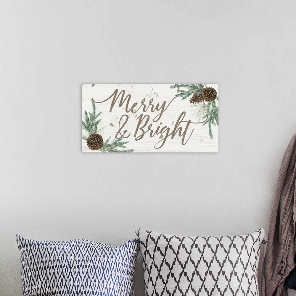 A bohemian room featuring Wreath Sentiments I