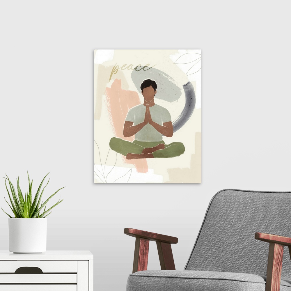 A modern room featuring Yoga Practice V