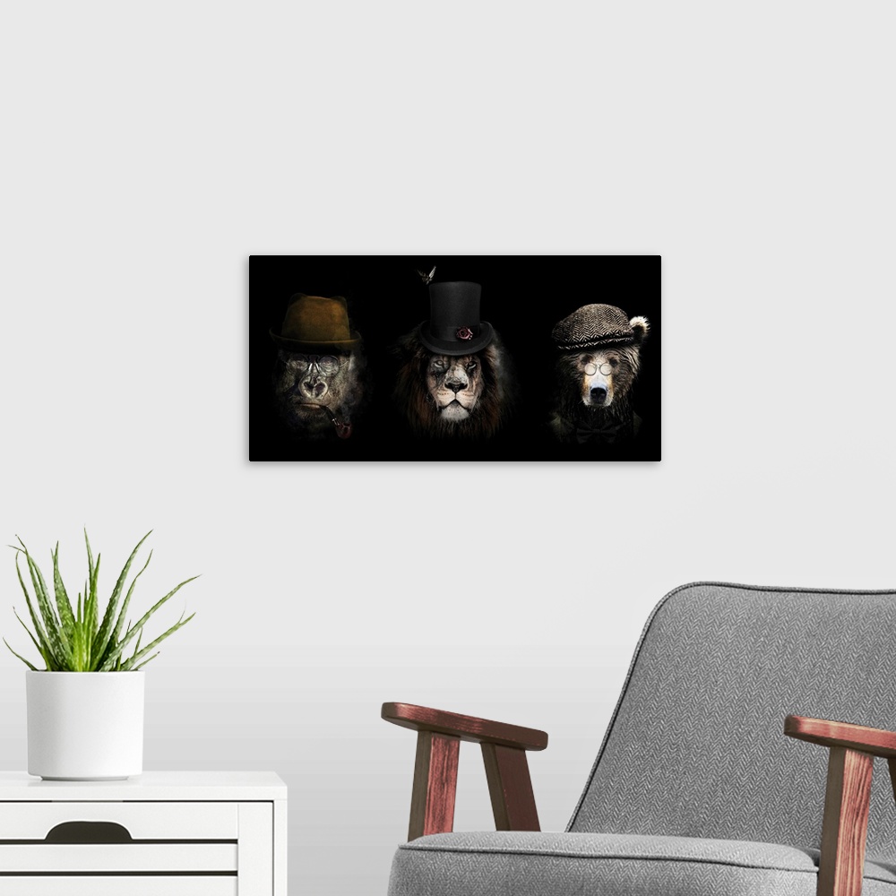 A modern room featuring Classy Animals Special 2 Panorama