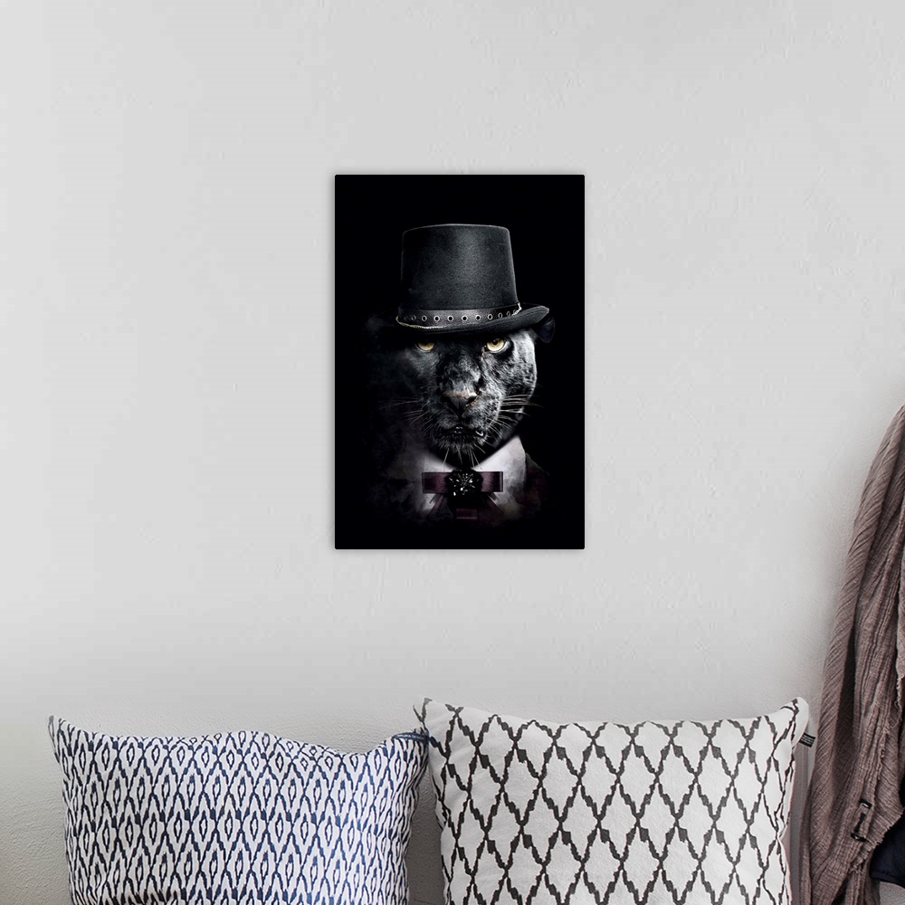 A bohemian room featuring Classy Panther