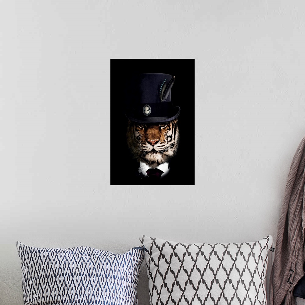 A bohemian room featuring Classy Tiger