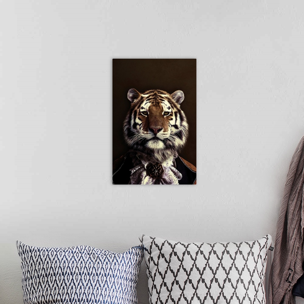 A bohemian room featuring Classy Tiger 2