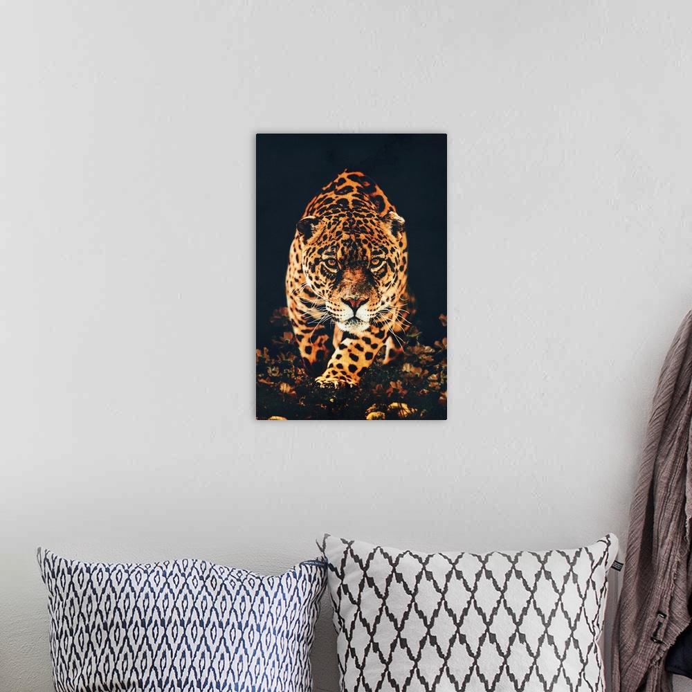 A bohemian room featuring Leopard
