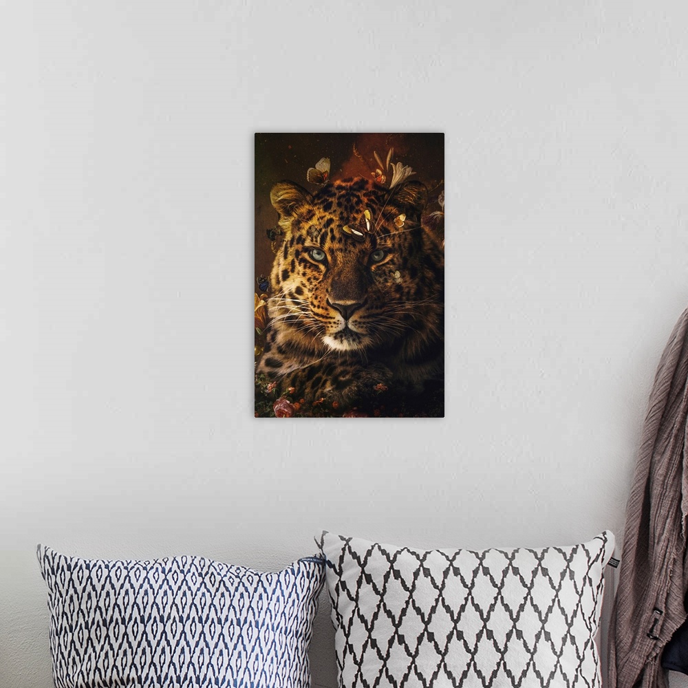 A bohemian room featuring Leopard 3