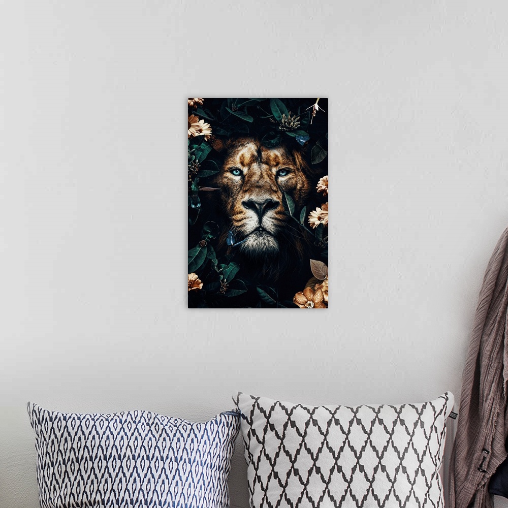 A bohemian room featuring Lion