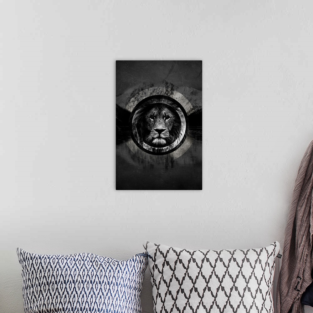 A bohemian room featuring Lion 2