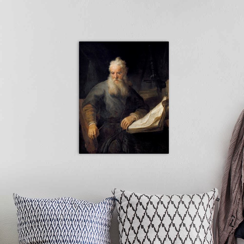 Apostle Paul by Rembrandt van Rijn Wall Art, Canvas Prints, Framed ...