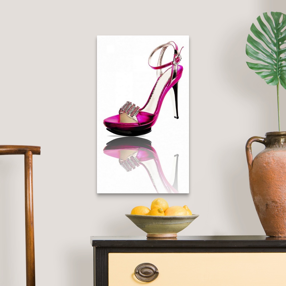 Pink high heel Wall Art, Canvas Prints, Framed Prints, Wall Peels ...