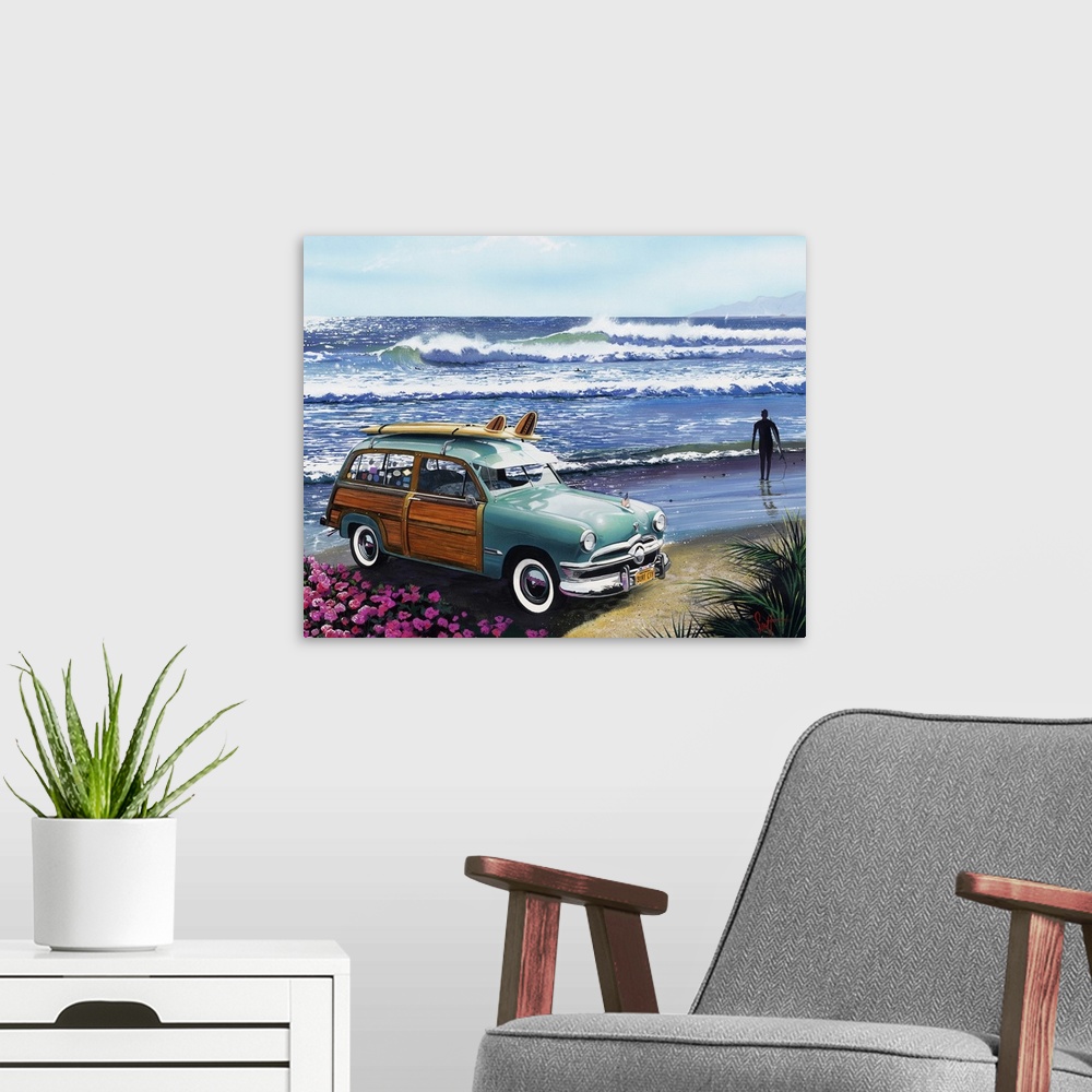 Surf City Wall Art, Canvas Prints, Framed Prints, Wall Peels | Great ...