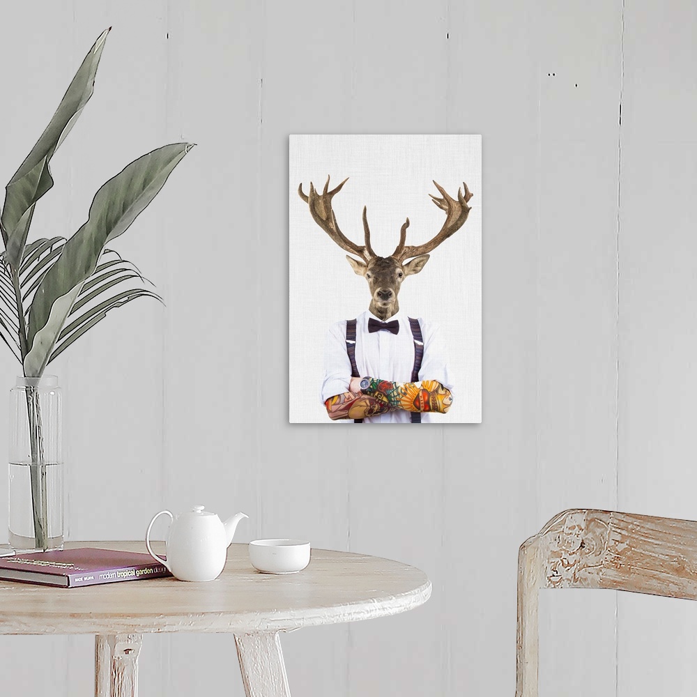 Deer Man Wall Art, Canvas Prints, Framed Prints, Wall Peels | Great Big ...