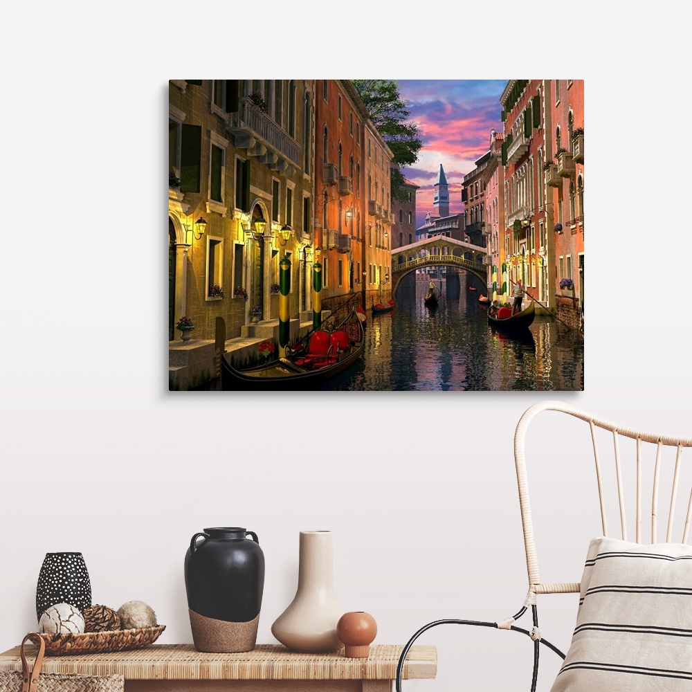 Venice at Dusk Wall Art, Canvas Prints, Framed Prints, Wall Peels ...