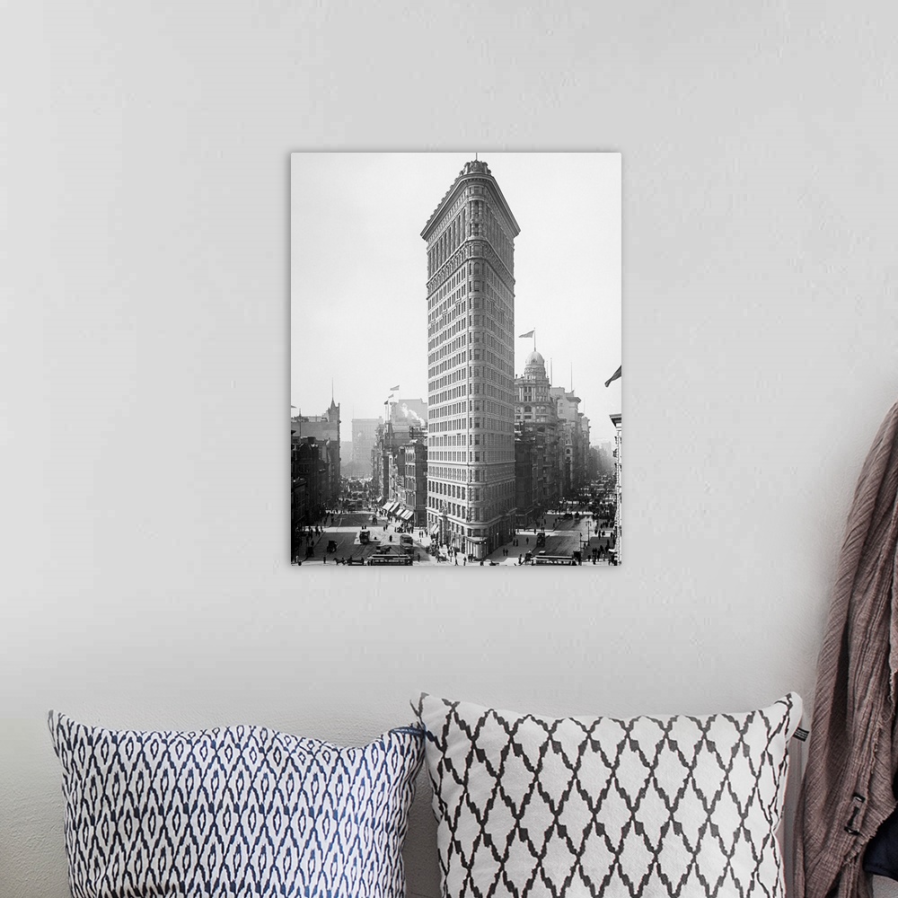 The Flatiron Building in New York City, 1903 Wall Art, Canvas Prints ...