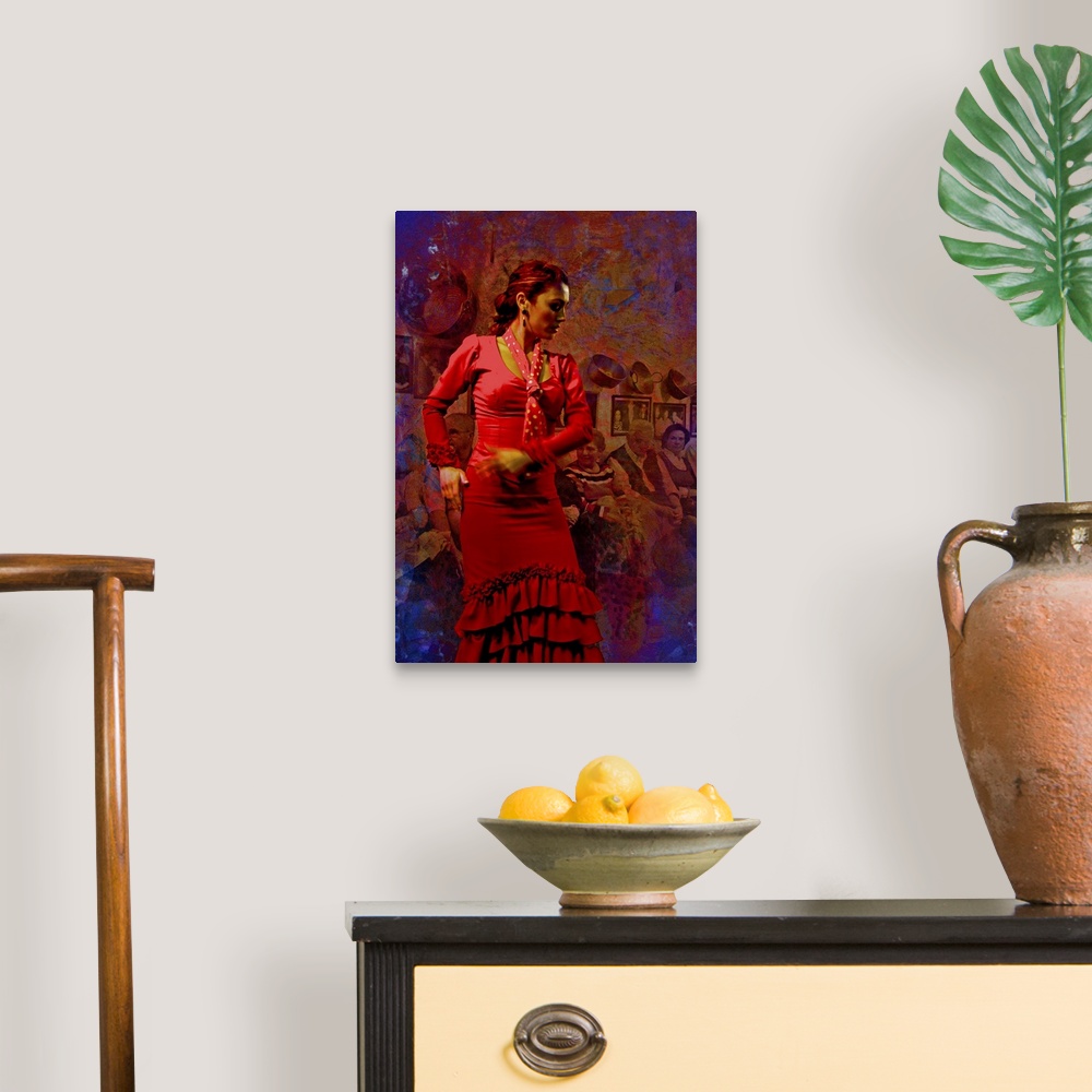 The Flamenco Dancer Wall Art, Canvas Prints, Framed Prints, Wall Peels ...