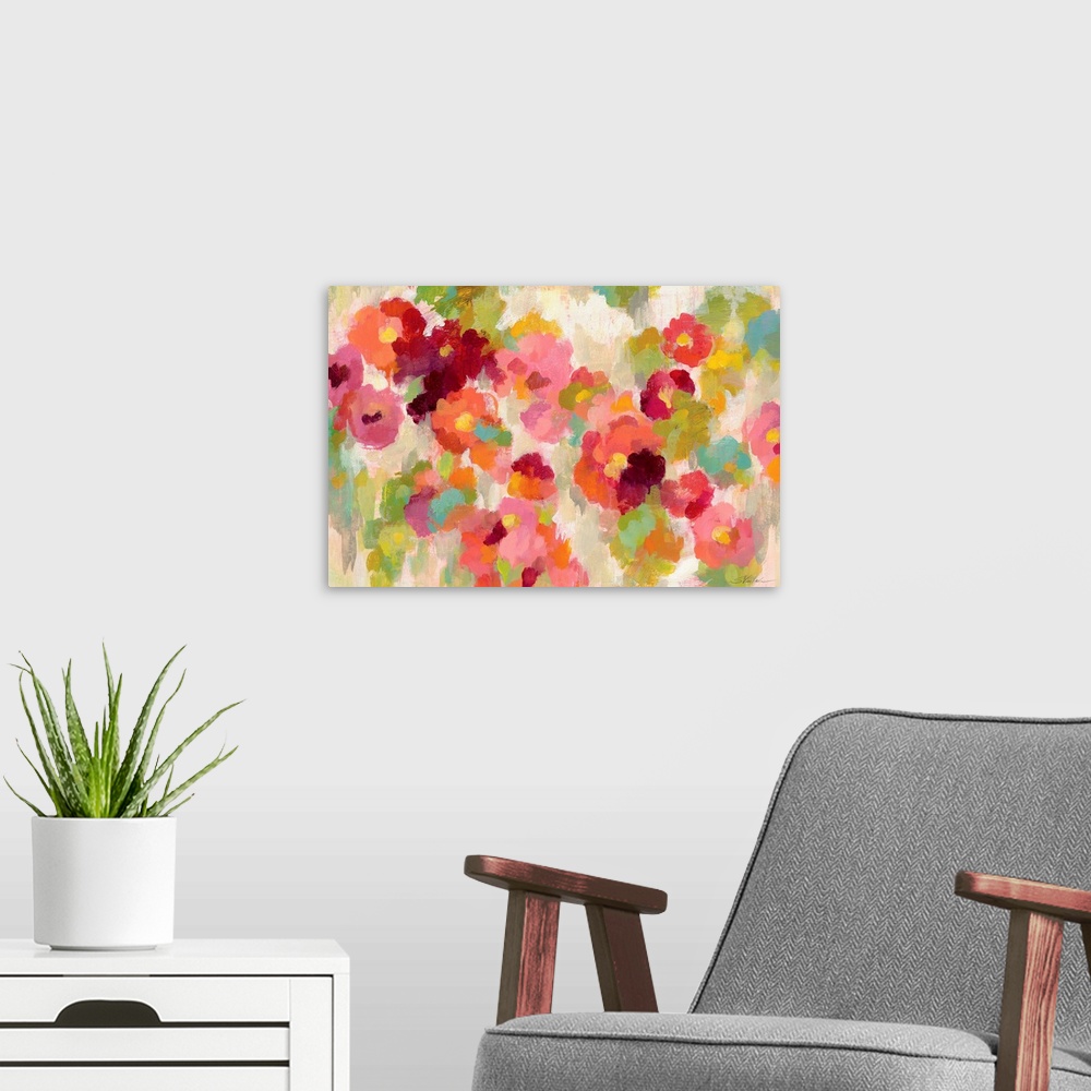 Coral and Emerald Garden I Wall Art, Canvas Prints, Framed Prints, Wall ...