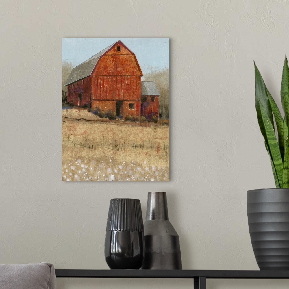 Red Barn View I Wall Art, Canvas Prints, Framed Prints, Wall Peels ...